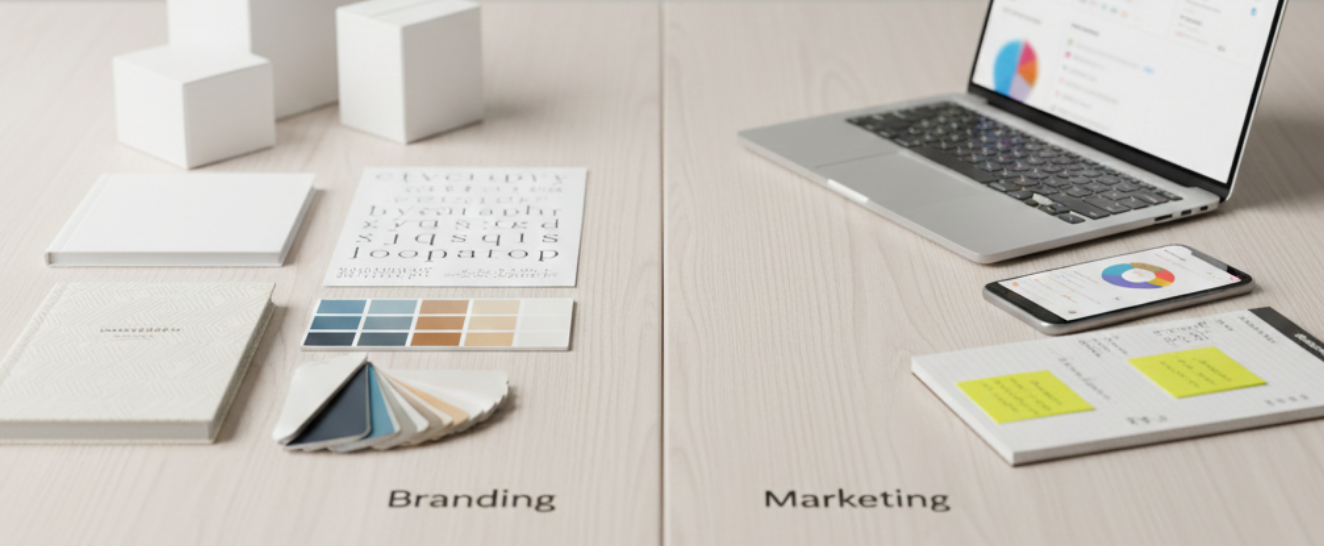 Branding vs Marketing : Why Both Matter for Your Brand’s Success